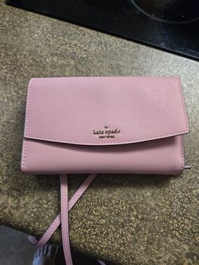 Kate Spade Pink Leather Crossbody Bag